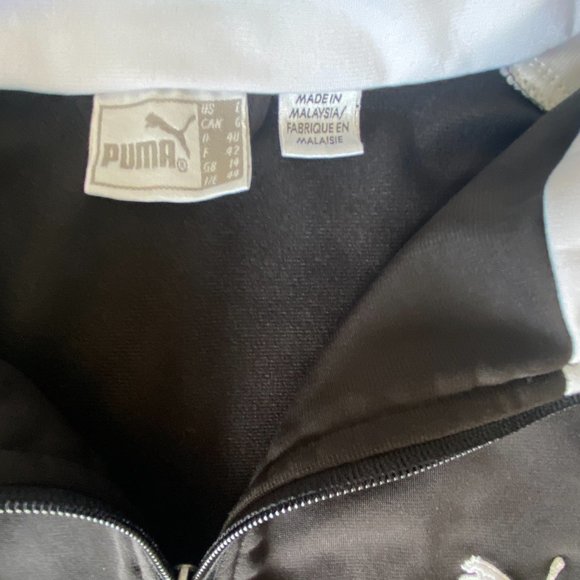 Vintage Puma Women's Track Zip-up Jacket Sz.L - Picture 3 of 4